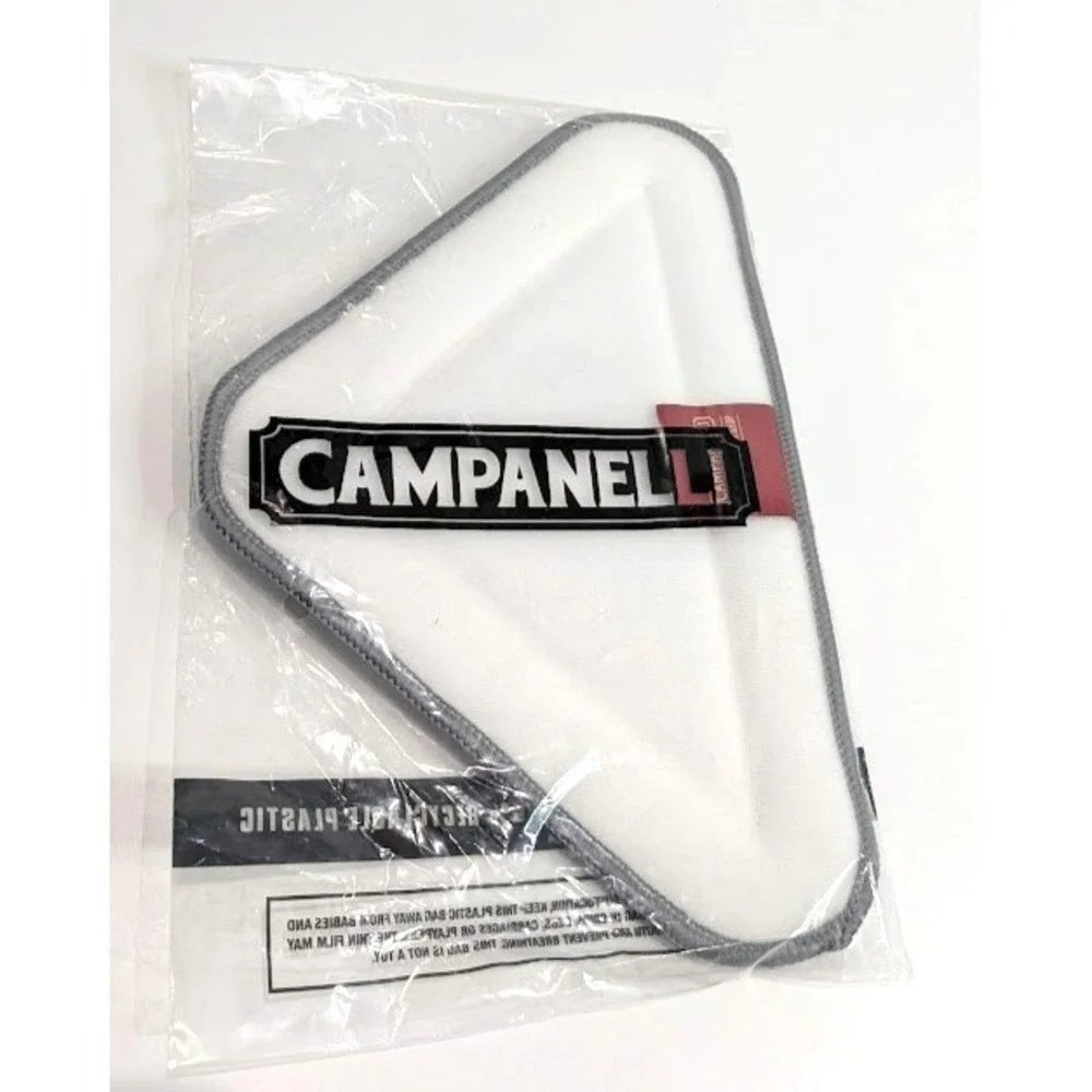 NEW! Campanelli Pro Glass Window and Windshield Handle with 3 Pads Microfiber